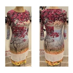 Photo Realism Printed Dress